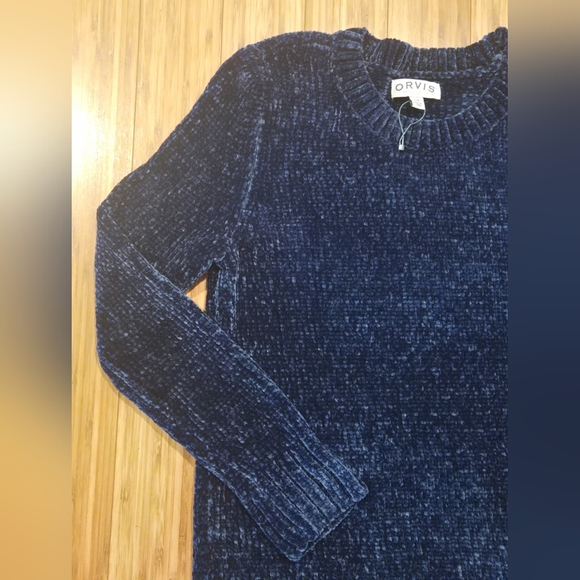 NWT Orvis Navy Blue Sweater - Picture 3 of 7